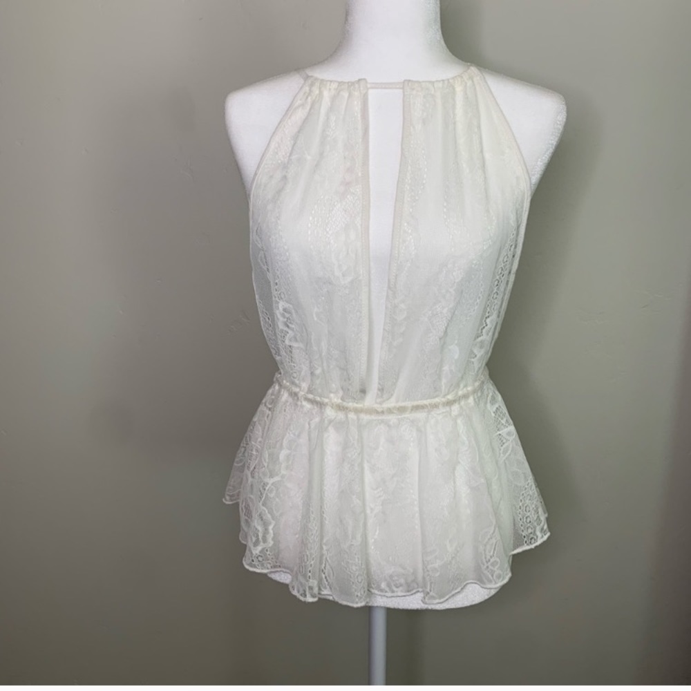 NWT Somedays Lovin lace top size small